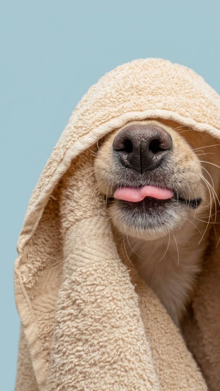 Perro después de un baño en el spa de Zoolomascotas Mx, Soacha